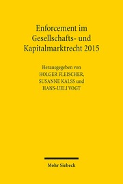 Enforcement im Gesellschafts- und Kapitalmarktrecht 2015 - Cover