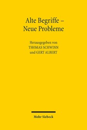 Alte Begriffe - Neue Probleme - Cover