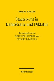 Staatsrecht in Demokratie und Diktatur