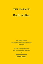 Rechtskultur - Cover