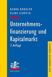 Unternehmensfinanzierung und Kapitalmarkt - Cover