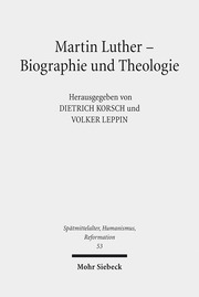 Martin Luther - Biographie und Theologie - Cover