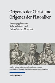 Origenes der Christ und Origenes der Platoniker - Cover