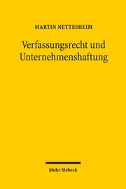 Verfassungsrecht und Unternehmenshaftung - Cover
