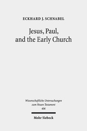 Jesus, Paul, and the Early Church - Cover