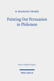 Pointing Out Persuasion in Philemon - Cover