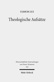 Theologische Aufsätze - Cover