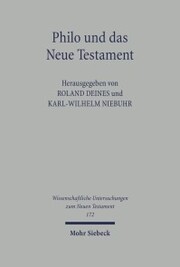 Philo und das Neue Testament - Cover