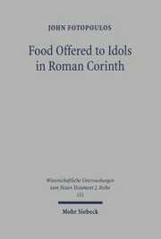 Food Offered to Idols in Roman Corinth