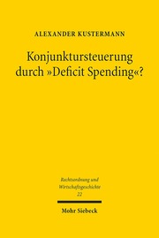 Konjunktursteuerung durch 'Deficit Spending'? - Cover