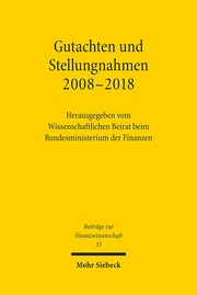 Gutachten und Stellungnahmen 2008-2018