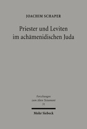 Priester und Leviten im achämenidischen Juda - Cover