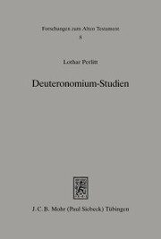 Deuteronomium-Studien - Cover