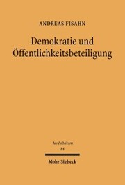 Demokratie und Öffentlichkeitsbeteiligung - Cover