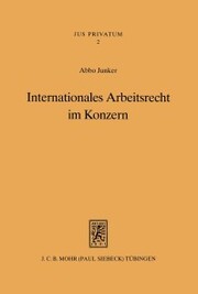 Internationales Arbeitsrecht im Konzern - Cover
