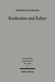 Konfession und Kultur - Cover
