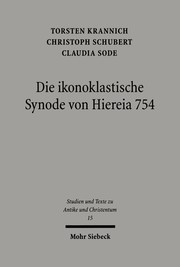 Die ikonoklastische Synode von Hiereia 754 - Cover