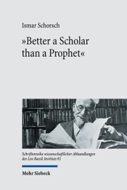 'Better a Scholar than a Prophet'