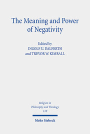 The Meaning and Power of Negativity - Cover