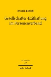 Gesellschafter-Exithaftung im Personenverband - Cover