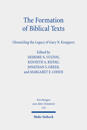 The Formation of Biblical Texts - Cover