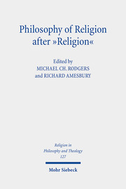 Philosophy of Religion after 'Religion'