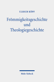 Frömmigkeitsgeschichte und Theologiegeschichte - Cover