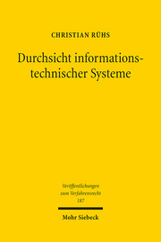 Durchsicht informationstechnischer Systeme - Cover