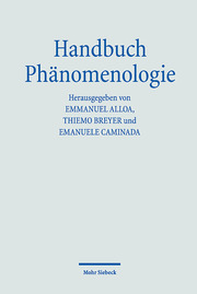 Handbuch Phänomenologie - Cover