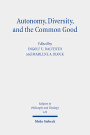 Autonomy, Diversity and the Common Good - Cover