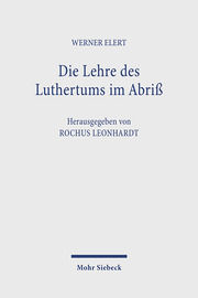 Die Lehre des Luthertums im Abriß - Cover