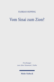 Vom Sinai zum Zion? - Cover