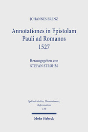 Annotationes in Epistolam Pauli ad Romanos 1527 - Cover