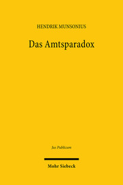 Das Amtsparadox - Cover