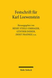 Festschrift für Karl Loewenstein