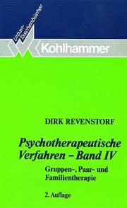 Psychotherapeutische Verfahren - Band IV - Cover