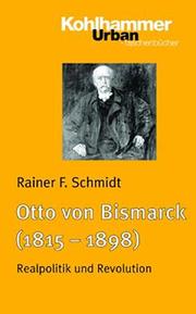 Otto von Bismarck (1815-1898) - Cover