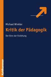 Kritik der Pädagogik - Cover