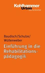 Einführung in die Rehabilitationspädagogik - Cover