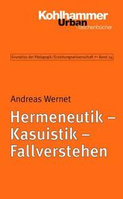 Hermeneutik, Kasuistik, Fallverstehen - Cover