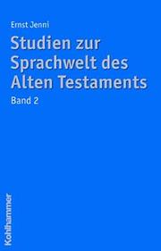 Studien zur Sprachwelt des Alten Testaments II