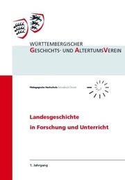 Landesgeschichte in Forschung und Unterricht 1.Jahrgang - Cover