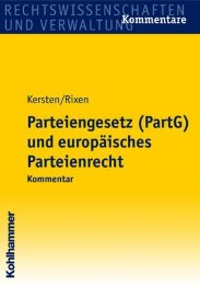 Parteiengesetz (PartG) und europäisches Parteienrecht