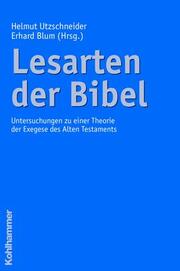 Lesarten der Bibel - Cover