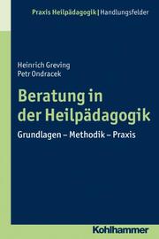 Beratung in der Heilpädagogik - Cover