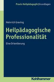 Heilpädagogische Professionalität - Cover