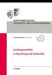 Landesgeschichte in Forschung und Unterricht 5. Jahrgang - Cover