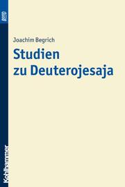 Studien zu Deuterojesaja. BonD - Cover