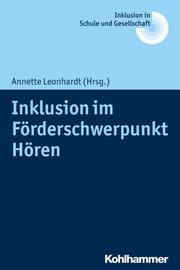 Inklusion im Förderschwerpunkt Hören - Cover