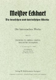 Meister Eckhart.Lateinische Werke